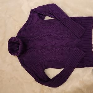 Beautiful Lands End Knit Cable Sweater